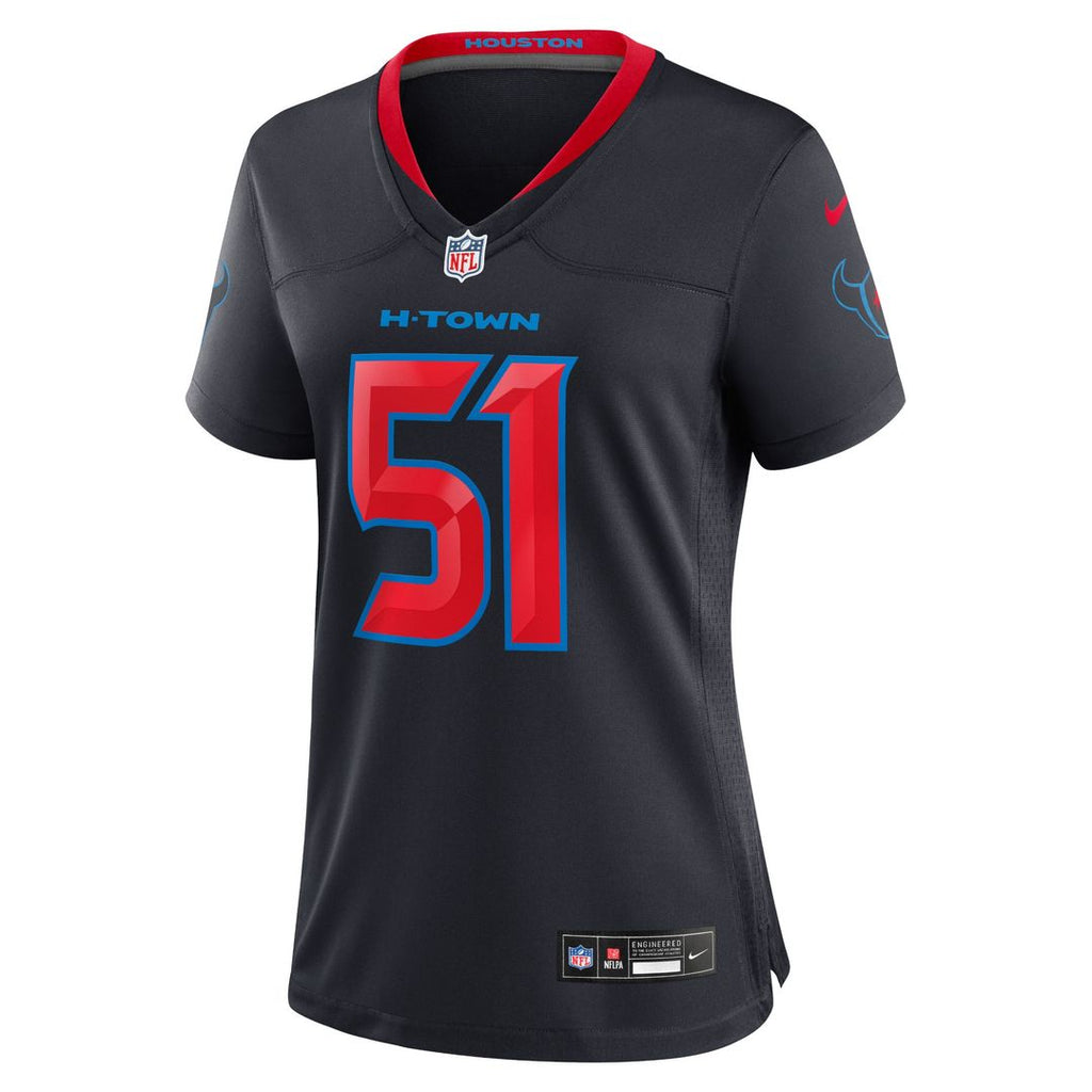 Will Anderson Jr. Houston Texans Nike Women's 2nd Alternate Game Jersey - Navy