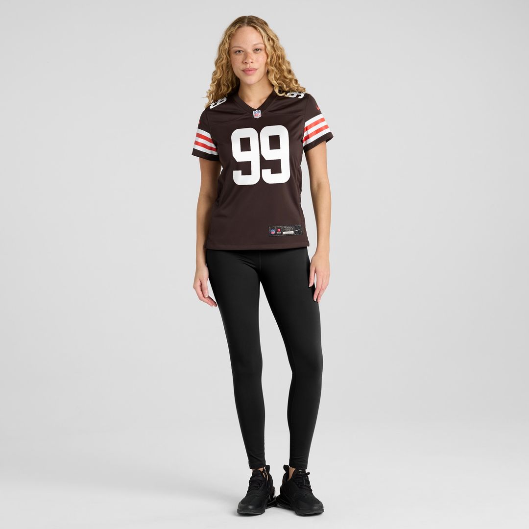 Za'Darius Smith Cleveland Browns Nike Women's Team Game Jersey -  Brown