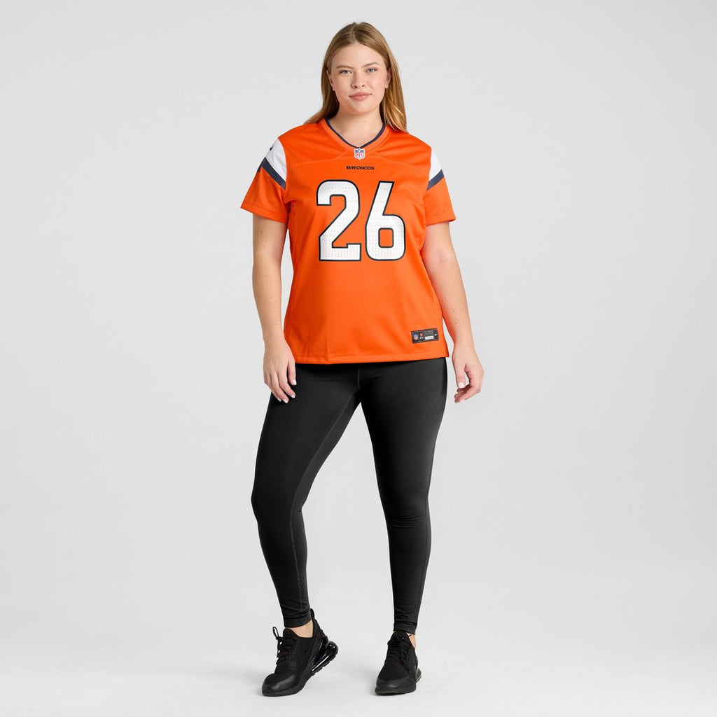 Devon Key Denver Broncos Nike Women's Team Game Jersey -  Orange